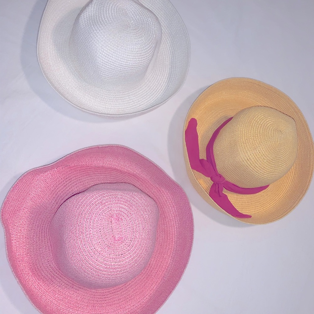 Talbots straw beach hats (3)